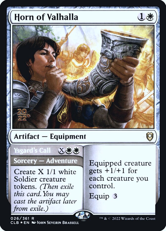 Magic the Gathering Card - Horn of Valhalla // Ysgard's Call - MTG Circle