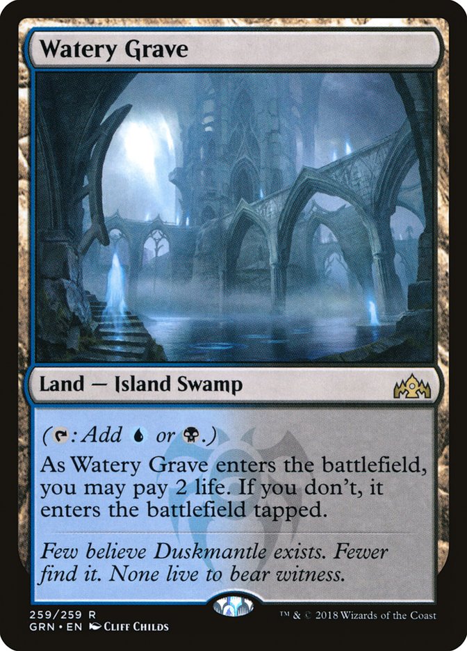 Magic the Gathering Card - Watery Grave - MTG Circle