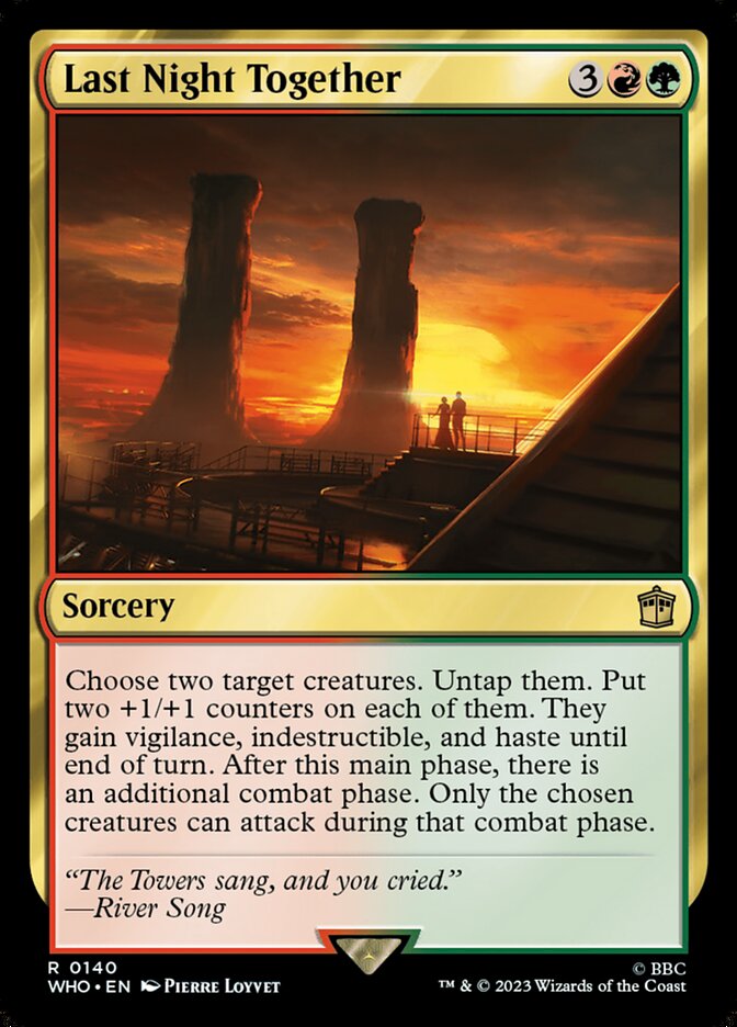 Magic the Gathering Card - Last Night Together - MTG Circle