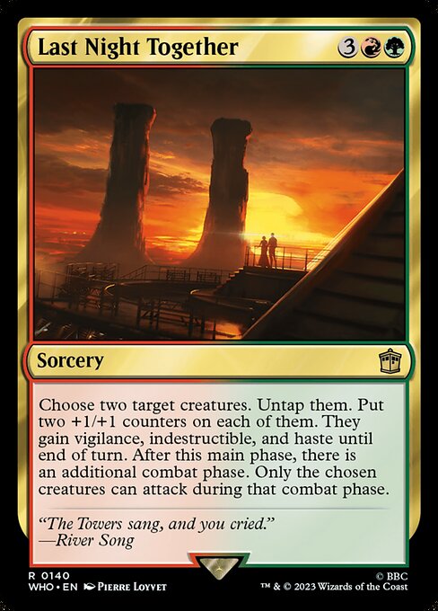Magic the Gathering Card - Last Night Together - MTG Circle