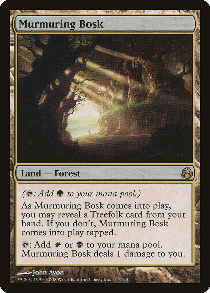 Magic the Gathering Card - Murmuring Bosk - MTG Circle