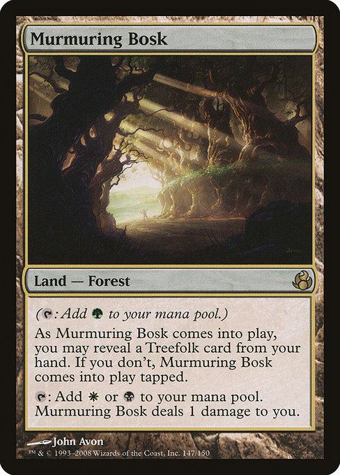Magic the Gathering Card - Murmuring Bosk - MTG Circle