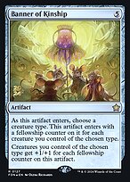 Magic the Gathering Card - Banner of Kinship - MTG Circle