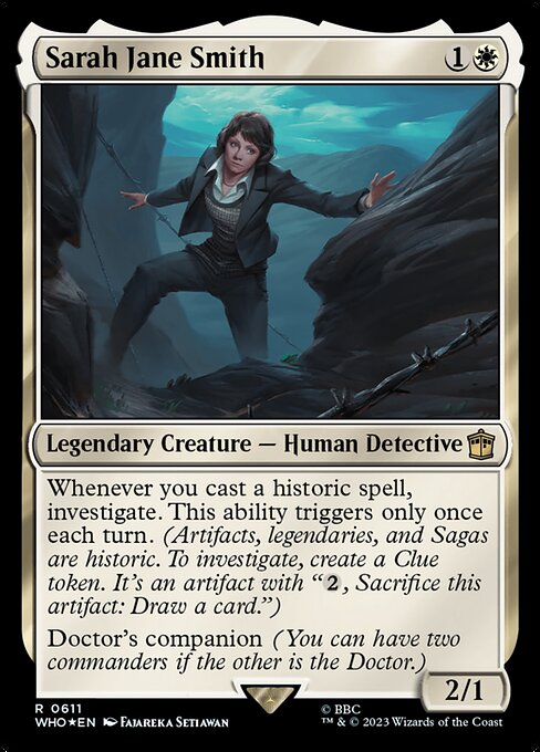 Magic the Gathering Card - Sarah Jane Smith - MTG Circle