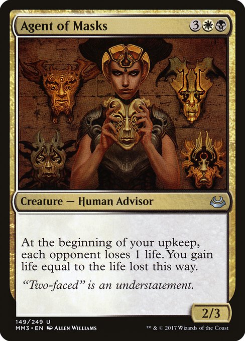 Magic the Gathering Card - Agent of Masks - MTG Circle