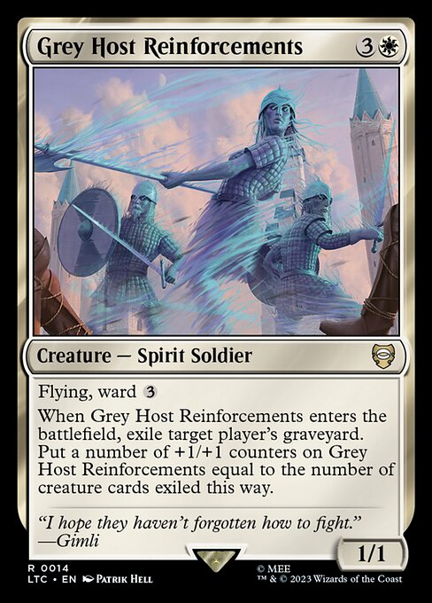 Magic the Gathering Card - Grey Host Reinforcements - MTG Circle