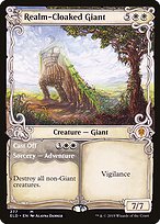 Magic the Gathering Card - Realm-Cloaked Giant // Cast Off - MTG Circle