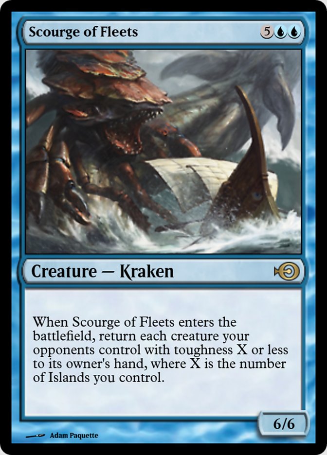 Magic the Gathering Card - Scourge of Fleets - MTG Circle