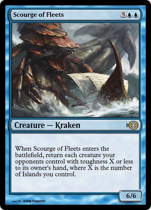 Magic the Gathering Card - Scourge of Fleets - MTG Circle