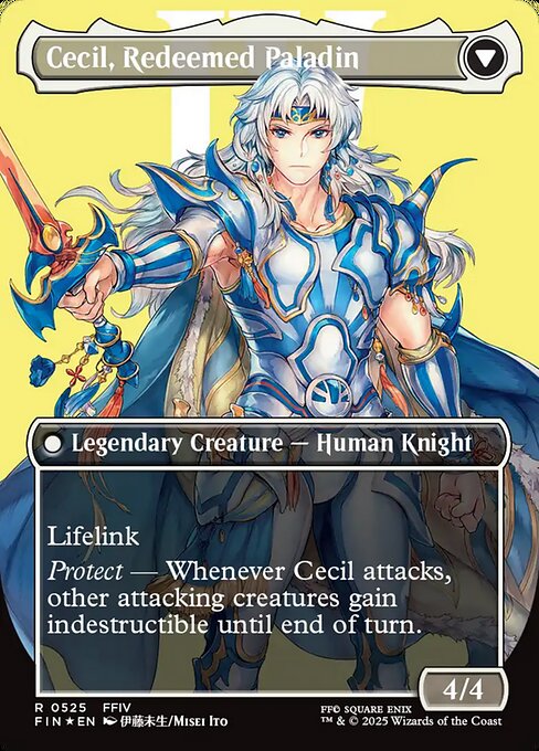 Magic the Gathering Card - Cecil, Redeemed Paladin - MTG Circle