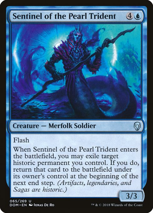 Magic the Gathering Card - Sentinel of the Pearl Trident - MTG Circle