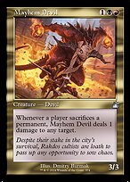 Magic the Gathering Card - Mayhem Devil - MTG Circle