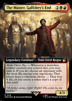 Magic the Gathering Card - The Master, Gallifrey's End - MTG Circle