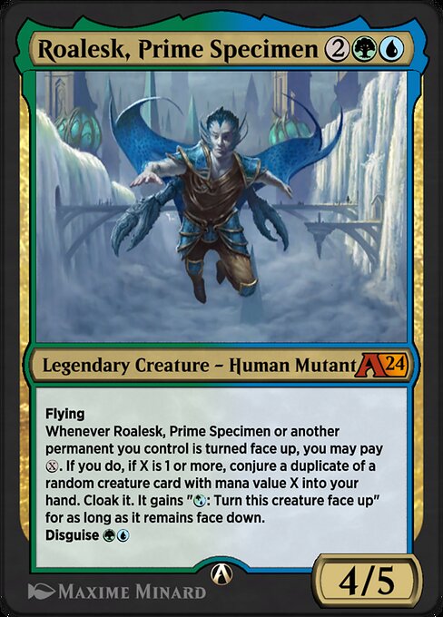 Magic the Gathering Card - Roalesk, Prime Specimen - MTG Circle