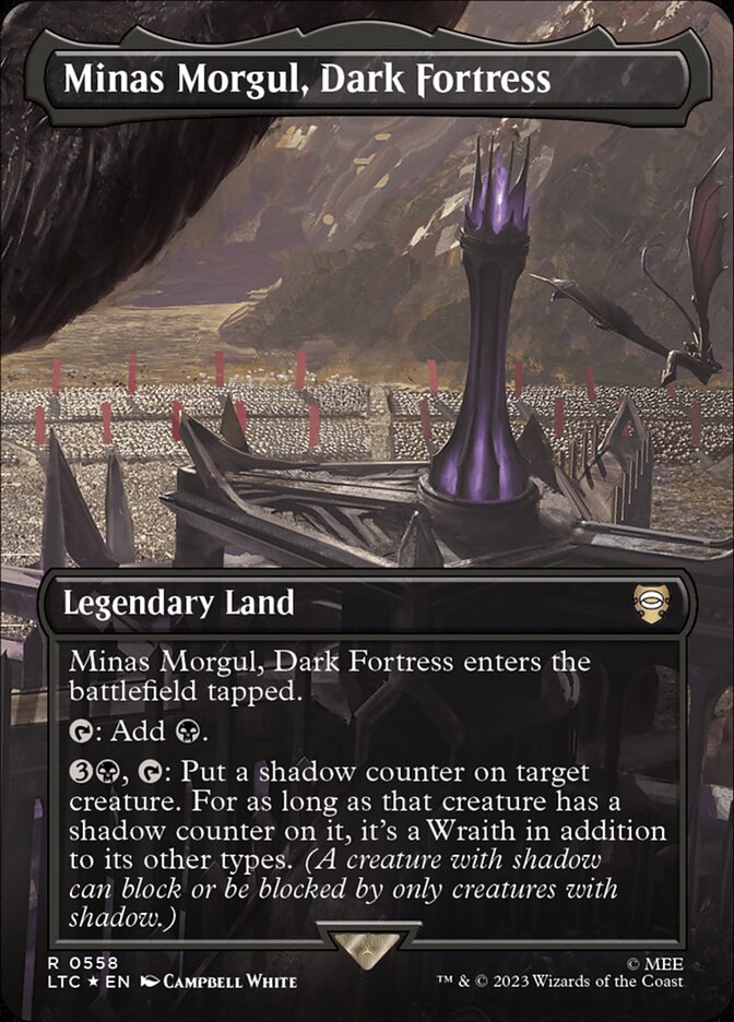 Magic the Gathering Card - Minas Morgul, Dark Fortress - MTG Circle