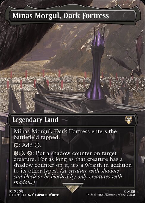Magic the Gathering Card - Minas Morgul, Dark Fortress - MTG Circle