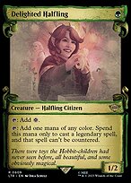 Magic the Gathering Card - Delighted Halfling - MTG Circle