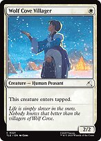 Magic the Gathering Card - Wolf Cove Villager - MTG Circle