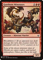 Magic the Gathering Card - Gorehorn Minotaurs - MTG Circle