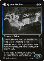 Magic the Gathering Card - Gutter Skulker // Gutter Shortcut - MTG Circle