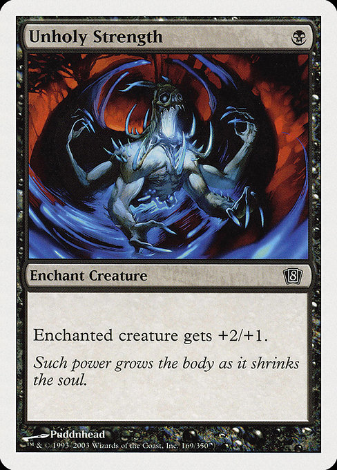 Magic the Gathering Card - Unholy Strength - MTG Circle