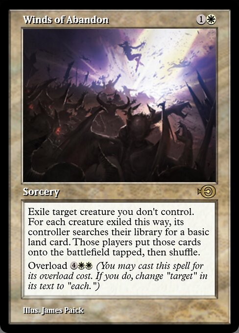 Magic the Gathering Card - Winds of Abandon - MTG Circle