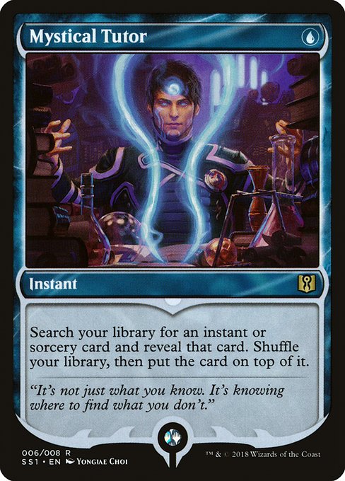 Magic the Gathering Card - Mystical Tutor - MTG Circle