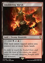 Magic the Gathering Card - Smoldering Marsh - MTG Circle