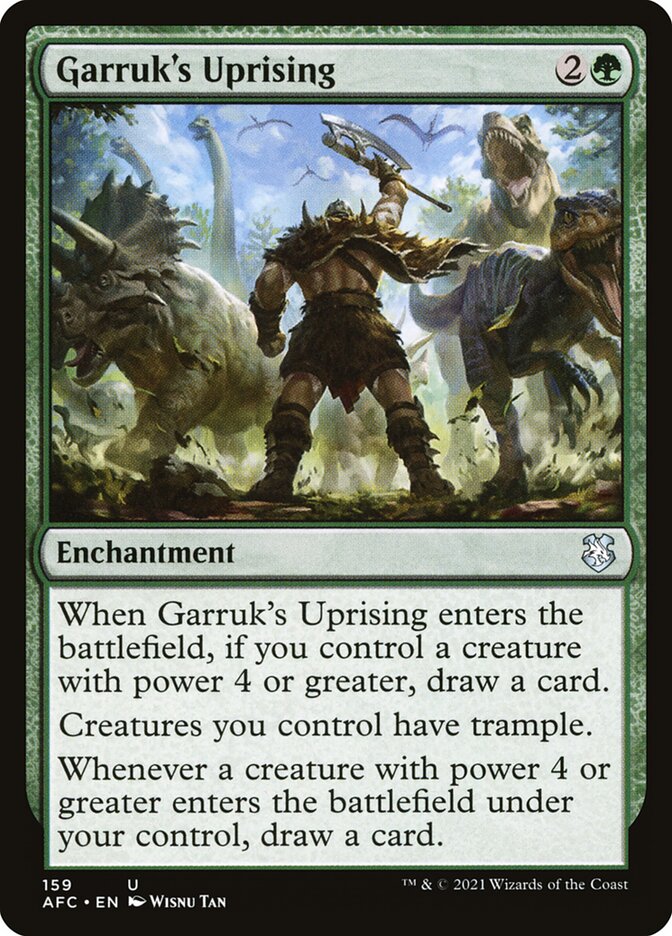 Magic the Gathering Card - Garruk's Uprising - MTG Circle