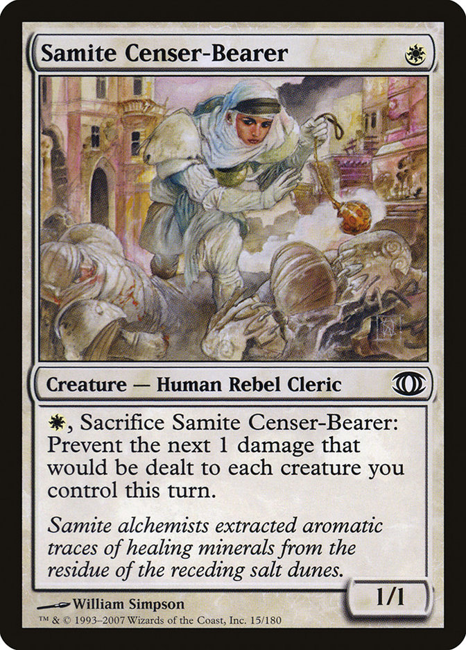 Magic the Gathering Card - Samite Censer-Bearer - MTG Circle