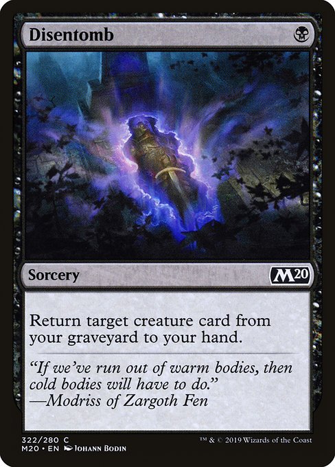 Magic the Gathering Card - Disentomb - MTG Circle