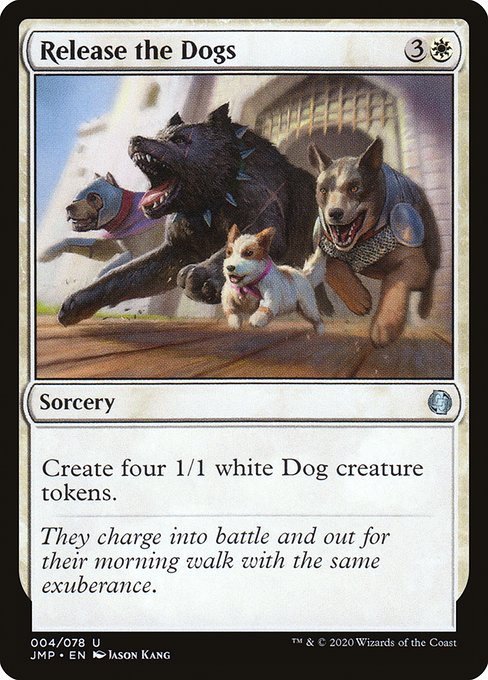 Magic the Gathering Card - Release the Dogs - MTG Circle