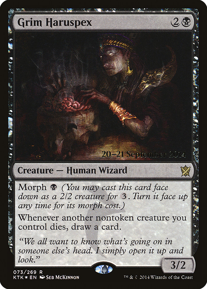 Magic the Gathering Card - Grim Haruspex - MTG Circle