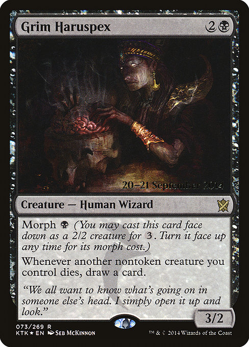 Magic the Gathering Card - Grim Haruspex - MTG Circle