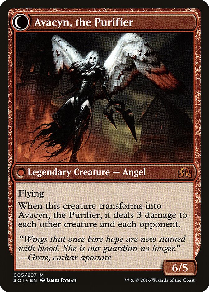 Magic the Gathering Card - Avacyn, the Purifier - MTG Circle