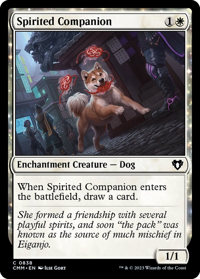 Magic the Gathering Card - Spirited Companion - MTG Circle