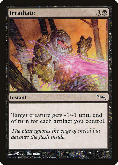 Magic the Gathering Card - Irradiate - MTG Circle