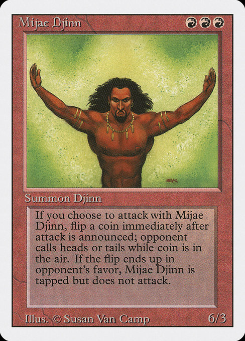 Magic the Gathering Card - Mijae Djinn - MTG Circle