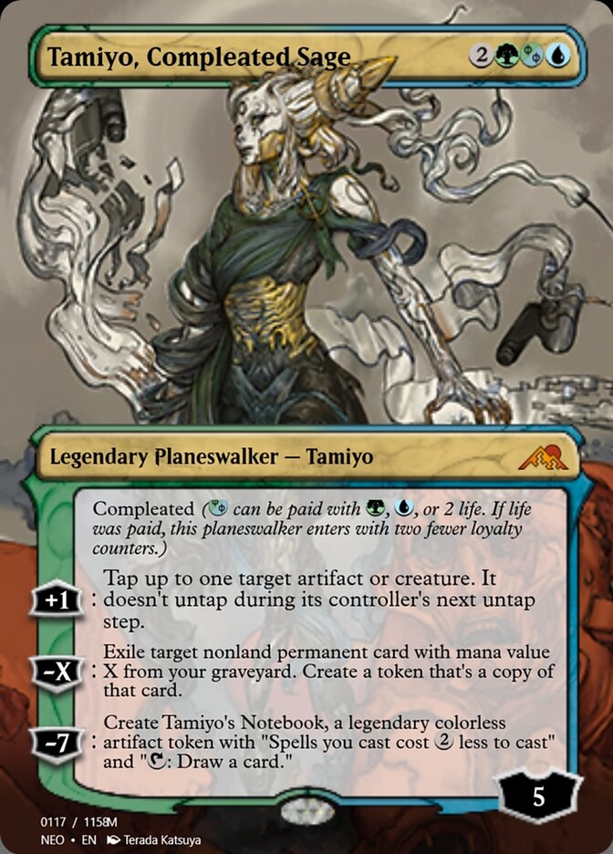 Magic the Gathering Card - Tamiyo, Compleated Sage - MTG Circle