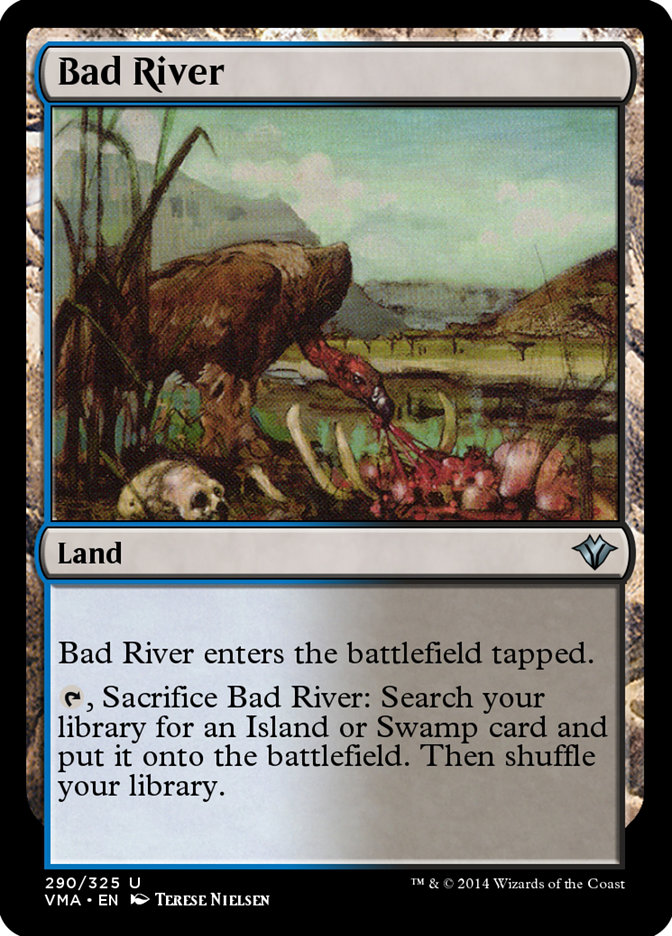 Magic the Gathering Card - Bad River - MTG Circle