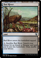 Magic the Gathering Card - Bad River - MTG Circle
