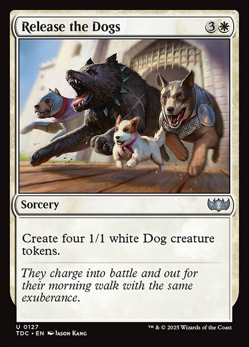 Magic the Gathering Card - Release the Dogs - MTG Circle