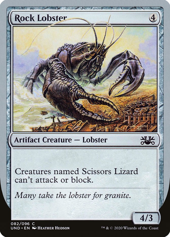 Magic the Gathering Card - Rock Lobster - MTG Circle
