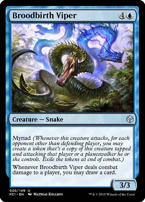 Magic the Gathering Card - Broodbirth Viper - MTG Circle