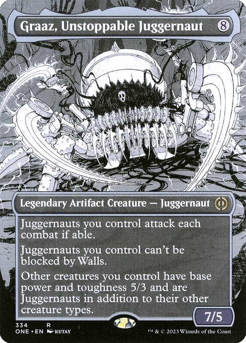 Magic the Gathering Card - Graaz, Unstoppable Juggernaut - MTG Circle