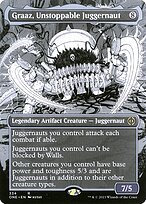 Magic the Gathering Card - Graaz, Unstoppable Juggernaut - MTG Circle