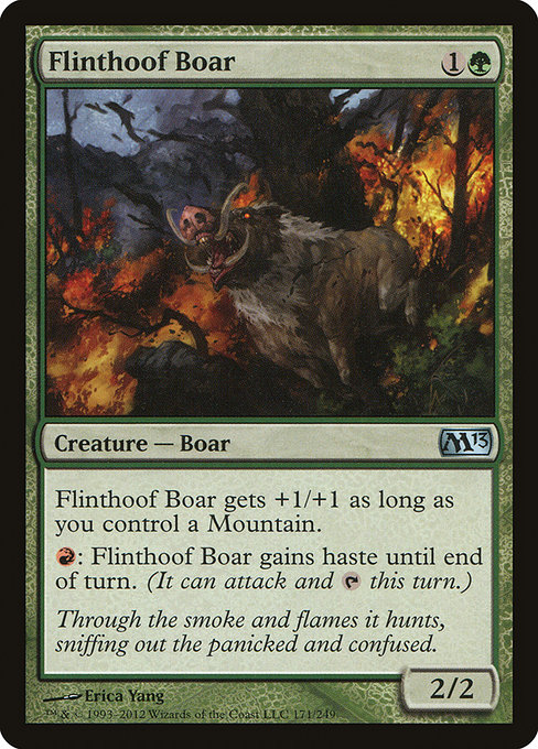 Magic the Gathering Card - Flinthoof Boar - MTG Circle