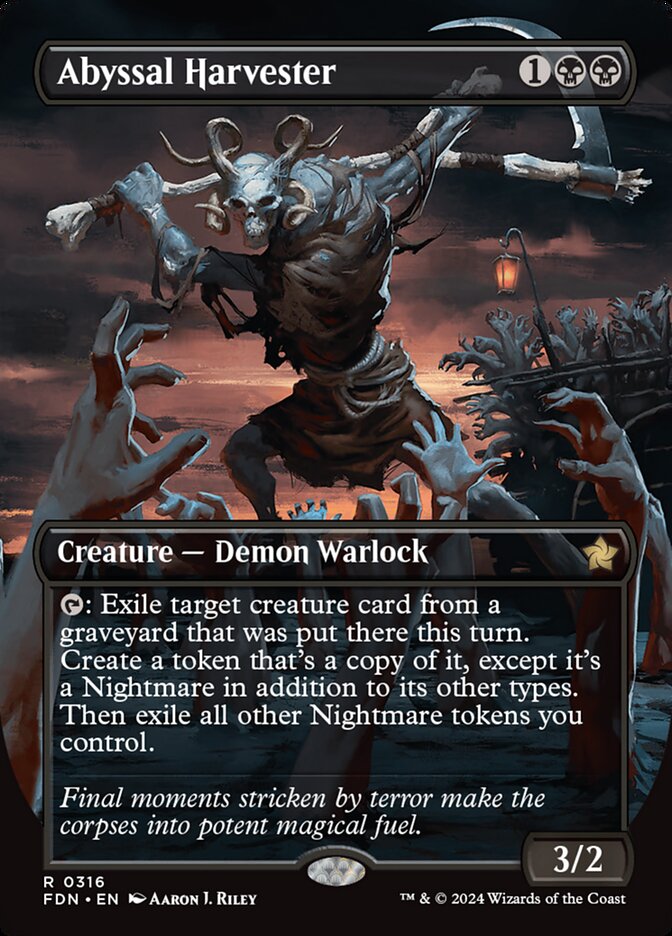 Magic the Gathering Card - Abyssal Harvester - MTG Circle