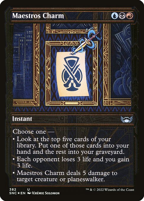 Magic the Gathering Card - Maestros Charm - MTG Circle