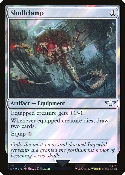 Magic the Gathering Card - Skullclamp - MTG Circle